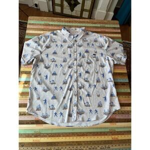 RSVLTS x Princess Bride Shirt Men’s 3X Kunuflex Short Sleeve Button Down Stretch